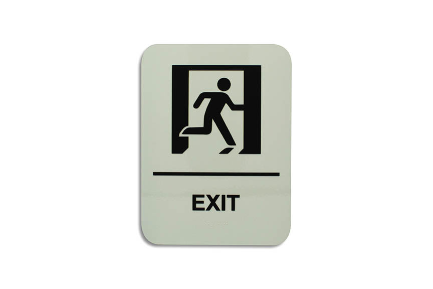 EXIT DOOR ID SIGN