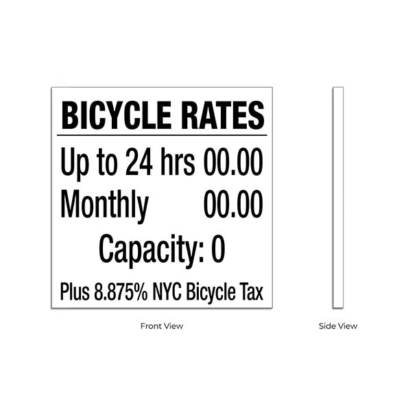 Bicycle Rate Board