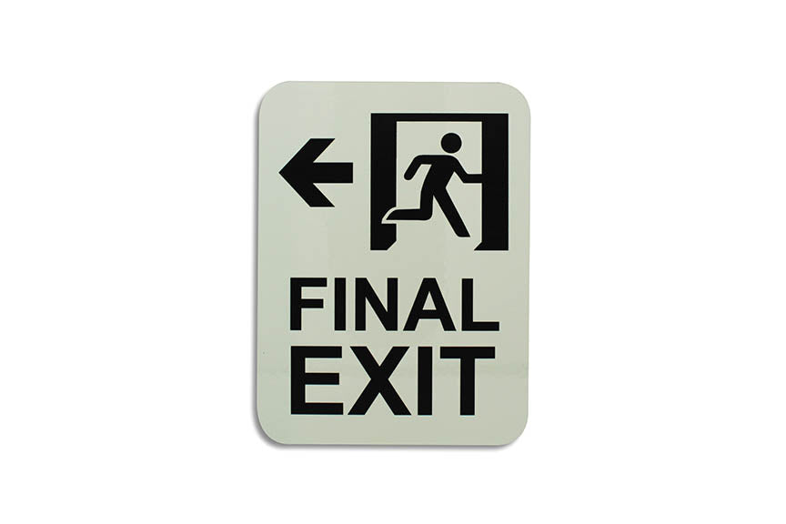 FINAL EXIT SIGN