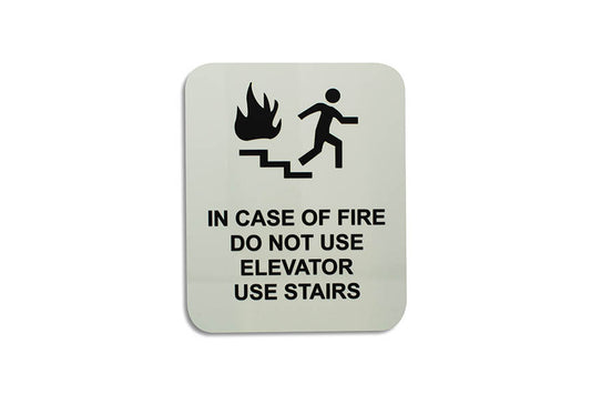 IN CASE OF FIRE STAIR