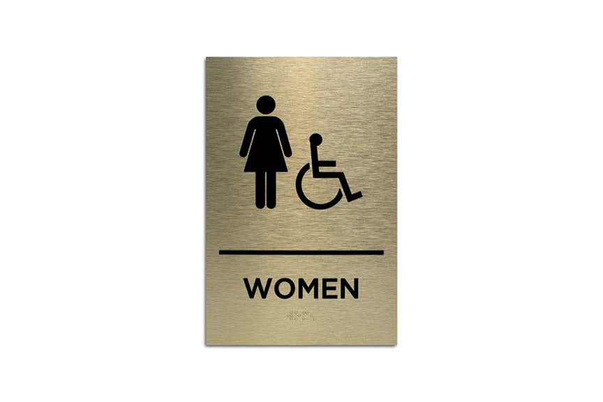 Women's Restroom ID (ADA)