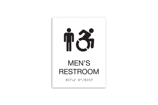 Men's Restroom (braille) TCO